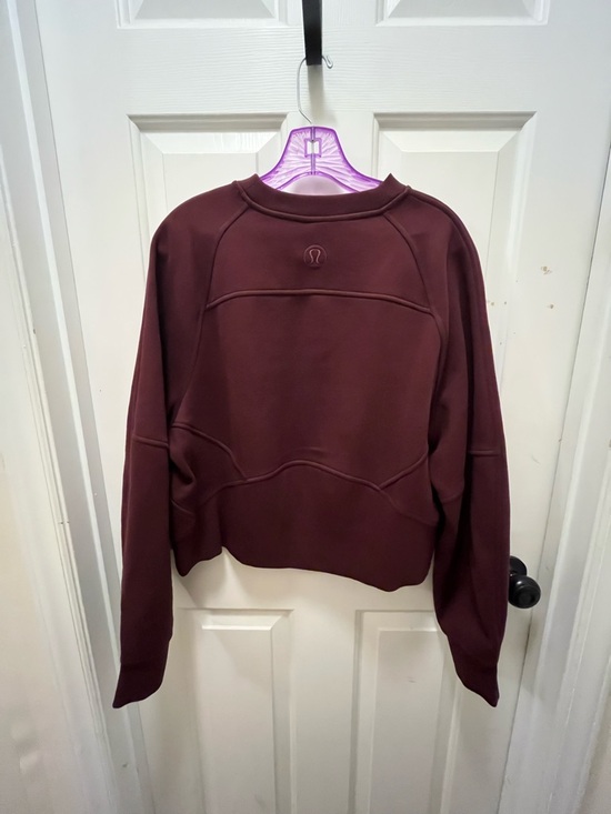 🍋 NWT Lululemon Scuba Oversized Pullover in Garnet - Sz M/L - Picture 3 of 11